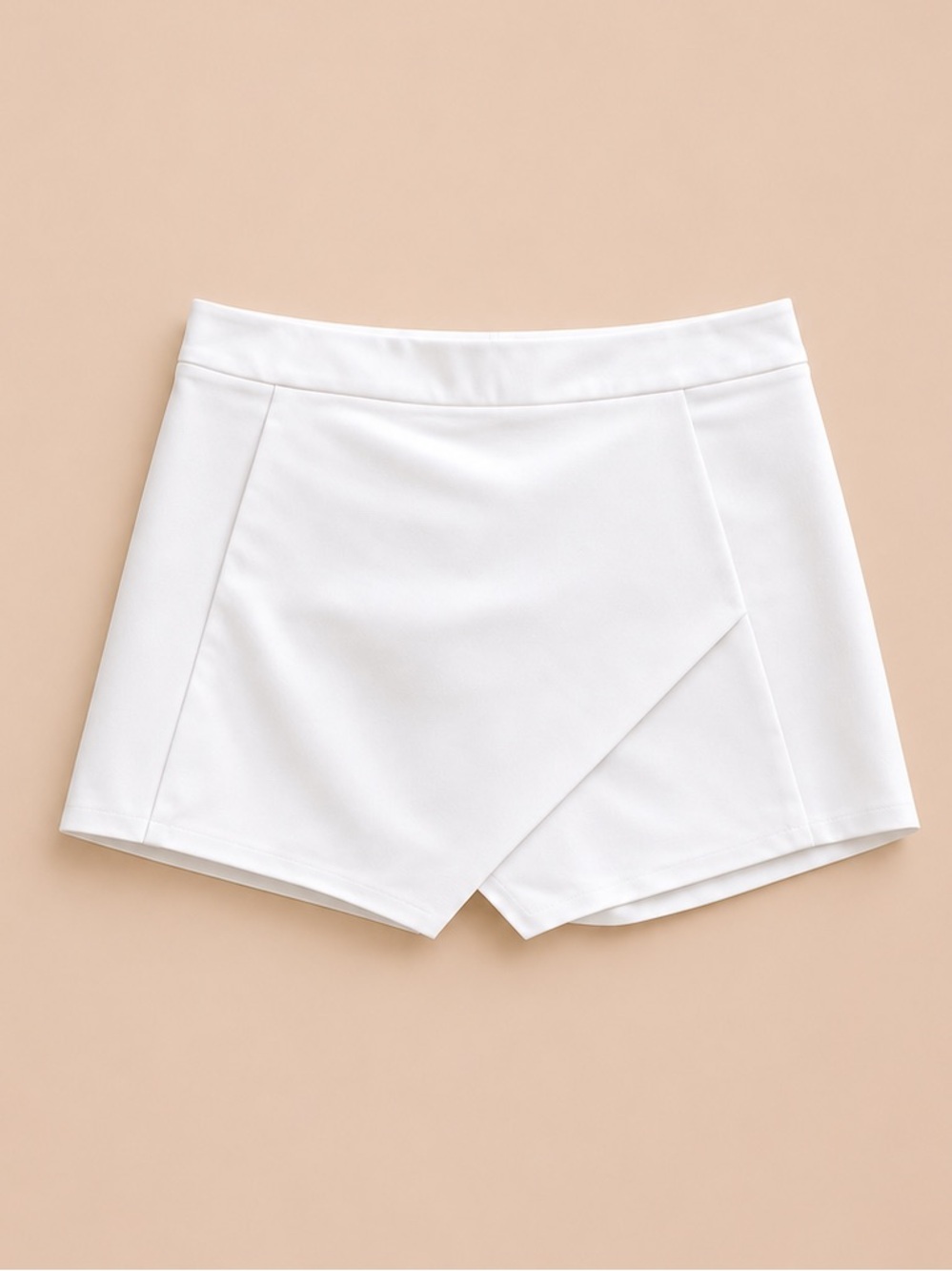 J.McLaughlin Hathaway Asymmetrical Envelope Skort in White, SZ 10 NWOT MSRP $168 - Picture 3 of 6